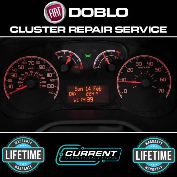 Fiat Doblo Instrument Cluster Repair - All LED probs - Dim Blink Flash Speedo